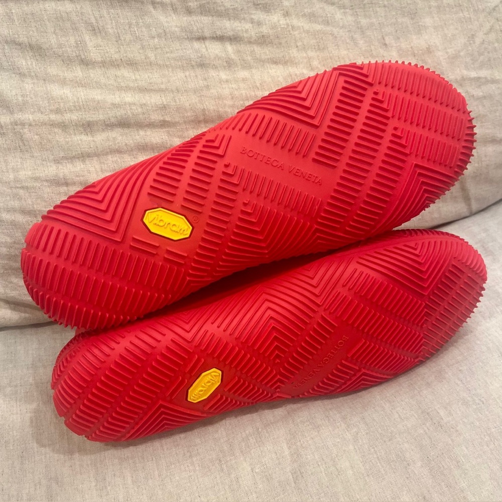 Rare Bottega Veneta Slip-On Shoe, Size 41, Bright Red, 661486 - Picture 10 of 16